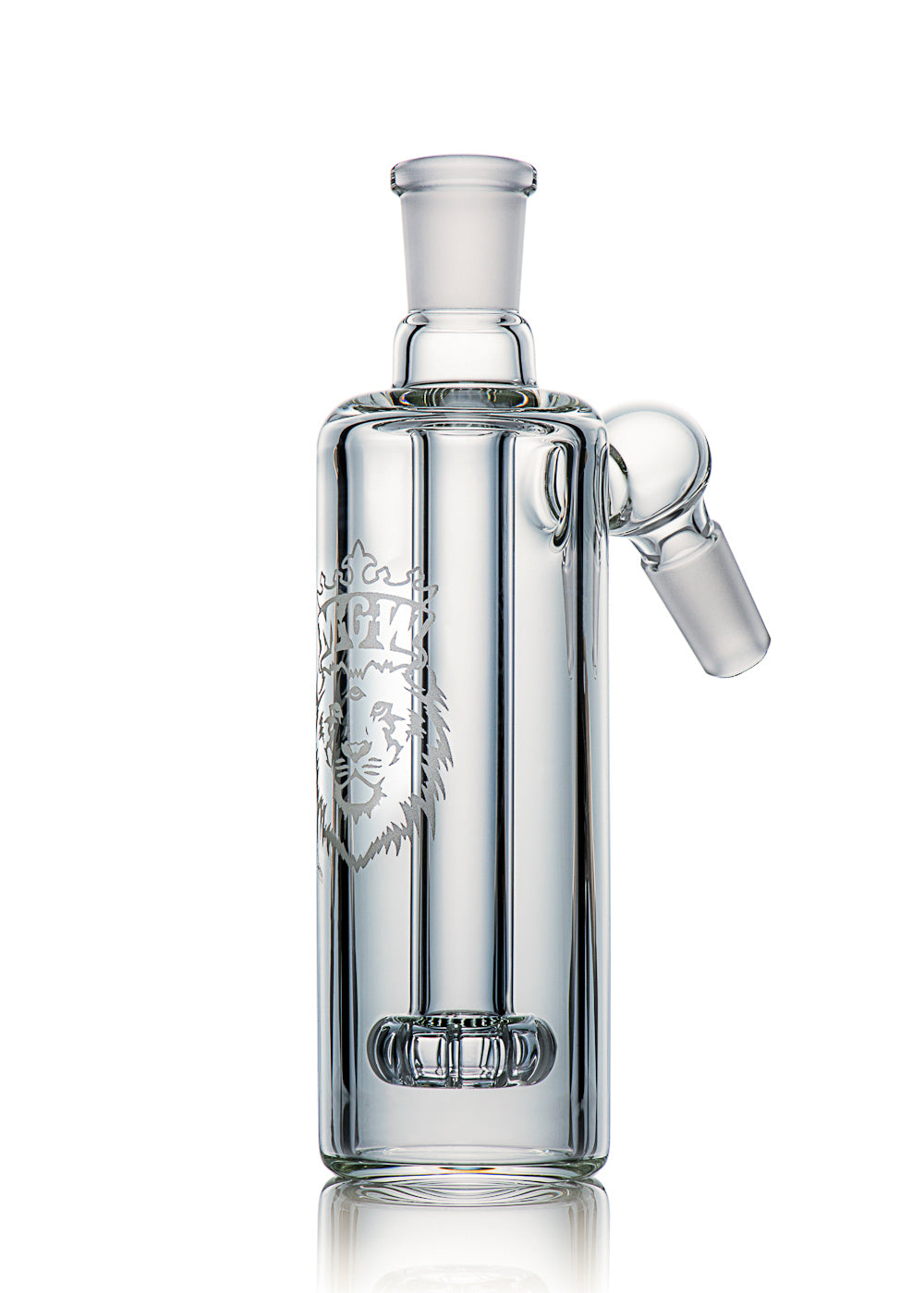 Manifest Glassworks 14mm 45° Cirq Ash Catcher with Sandblasted Logo