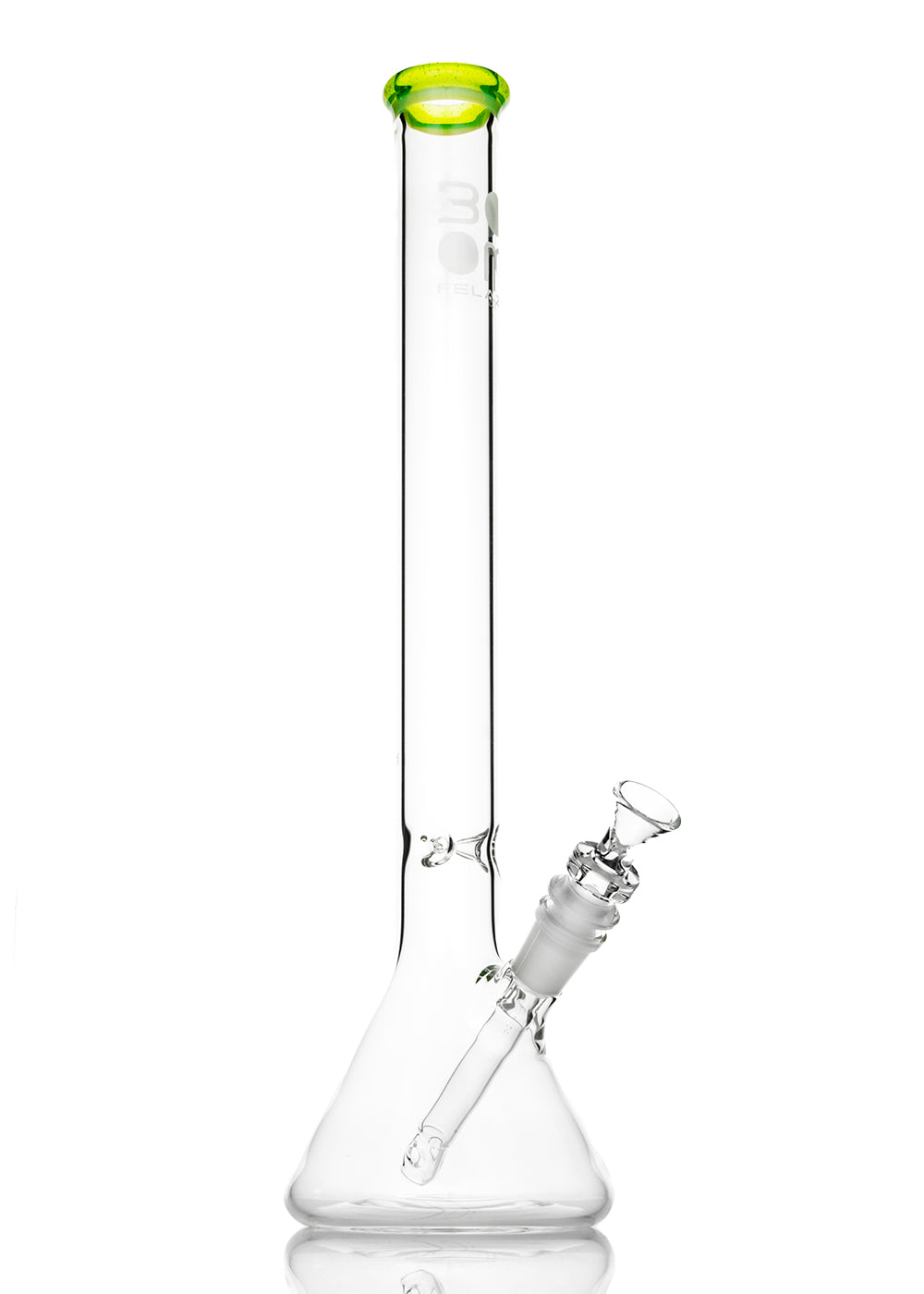 Boom Felazi 40mm Beaker 18 Inch Tube with Slyme Accent