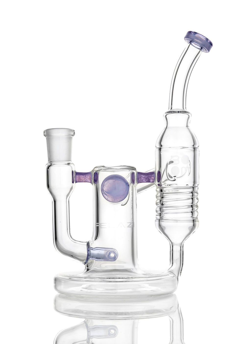 Female Oil Mini Recycler in Pink Slyme by Boom Felazi