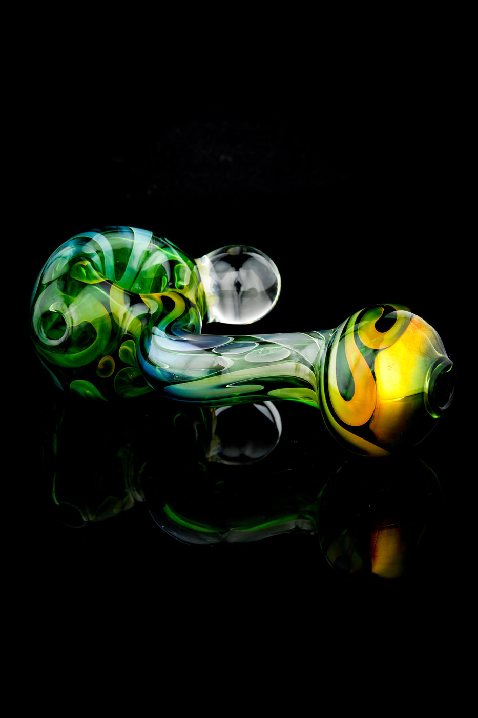 Full Color Zig Zag Spoon in Green by Willow and Quinn