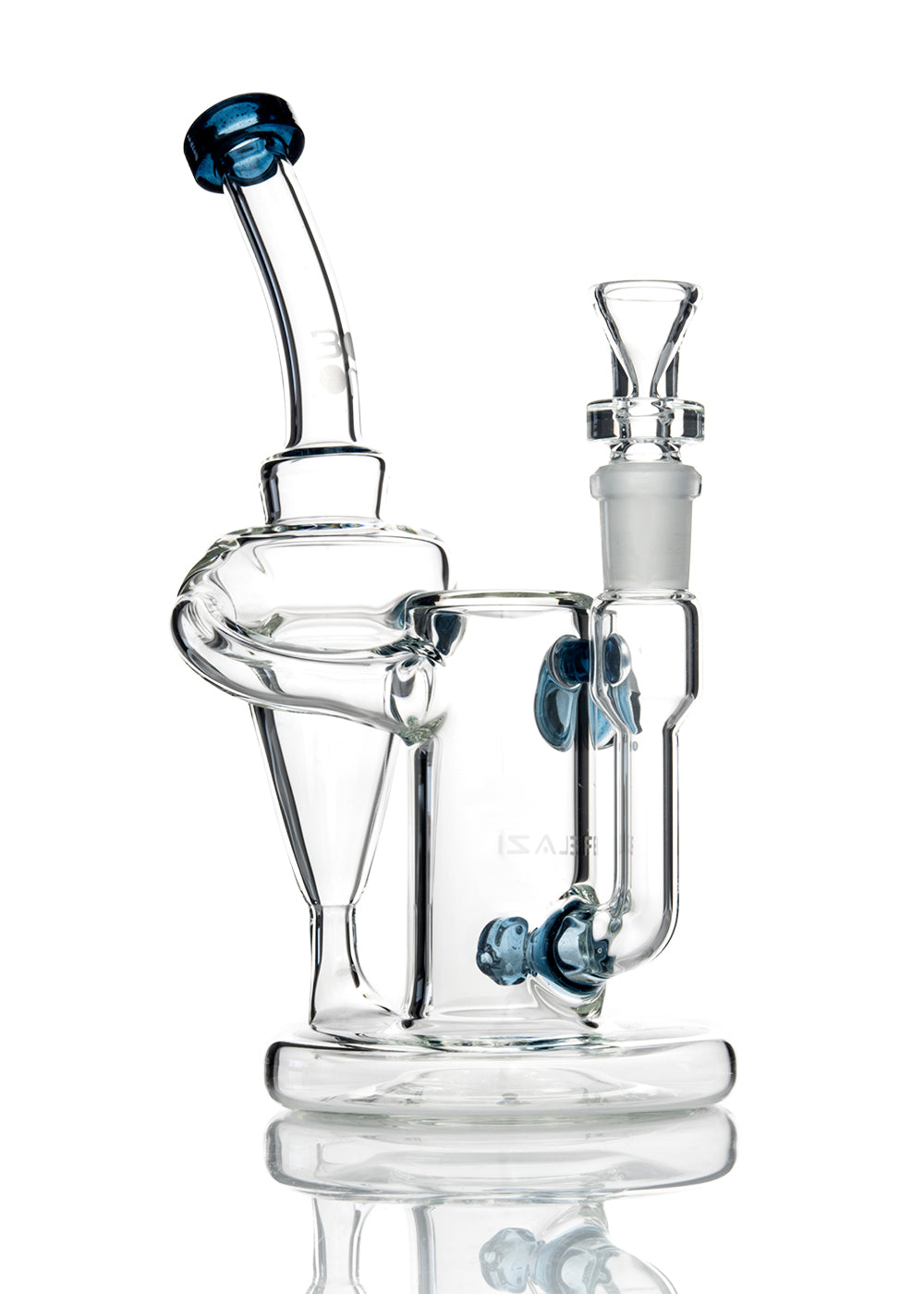 Boom Felazi Full Size Recycler Bubbler in Heavy Blue Stardust