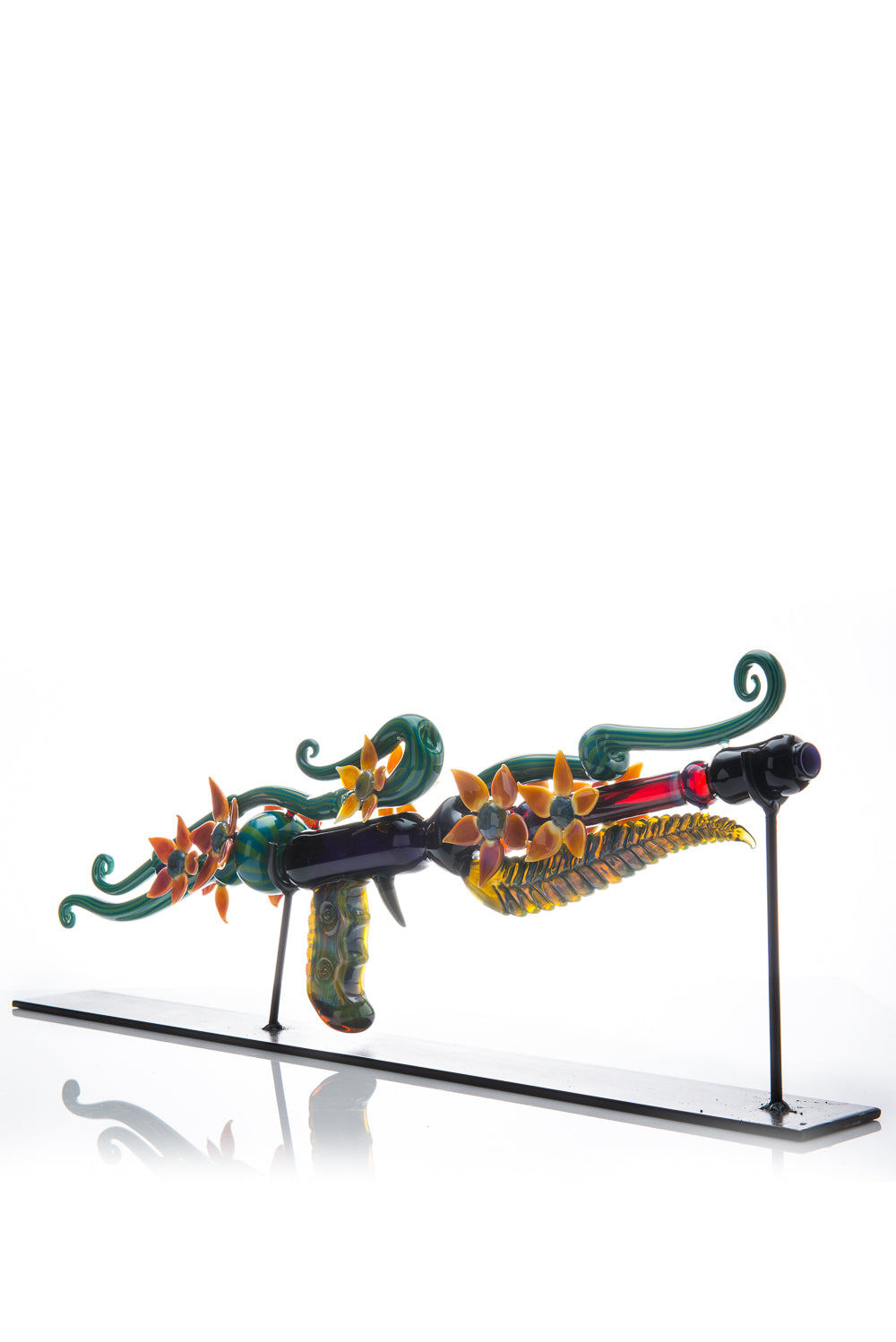 Large Flower Gun Bubbler by Darby Holm