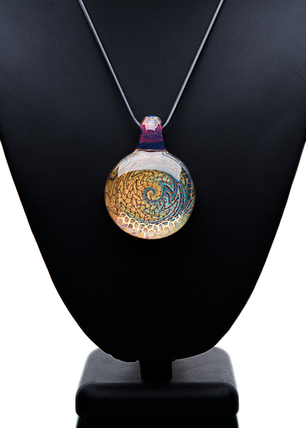 Fumed Line Work Pendant by El Hefe