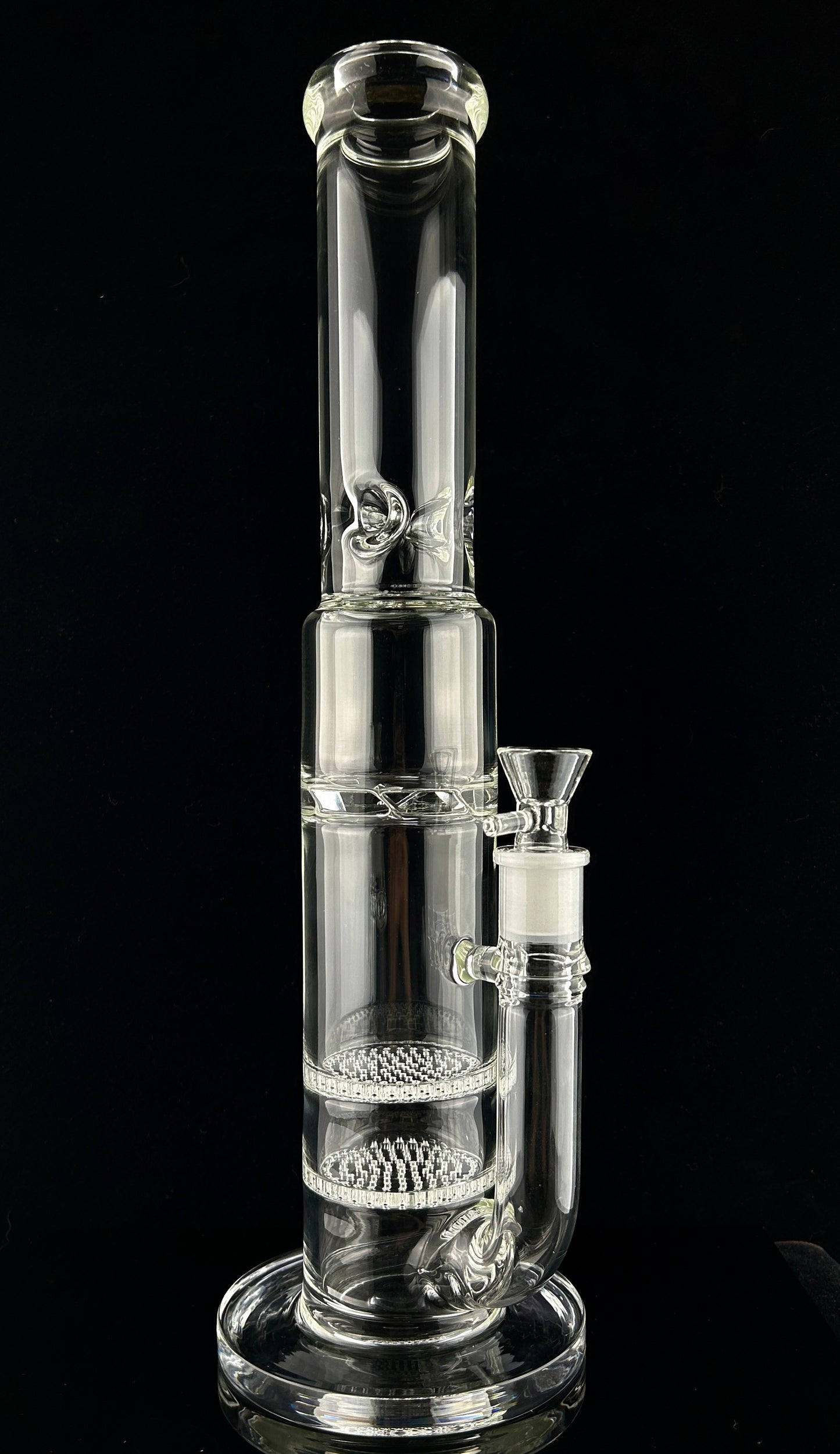 16" Tube with Dual Honeycomb Disk Percs and Turbine
