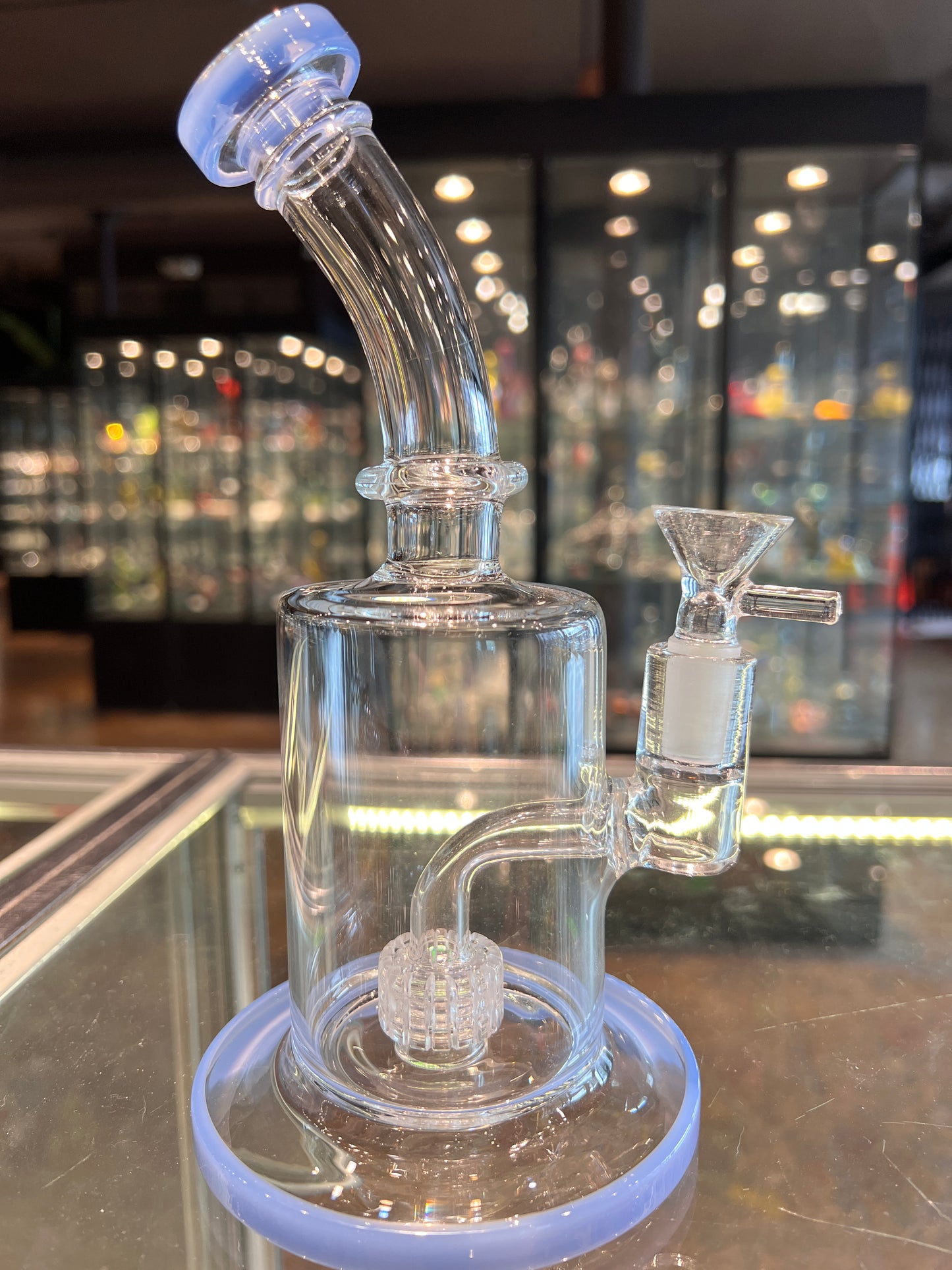 14MM Fat Can XL Rig with Grid Perc. (Choose Bowl or Quartz Banger)