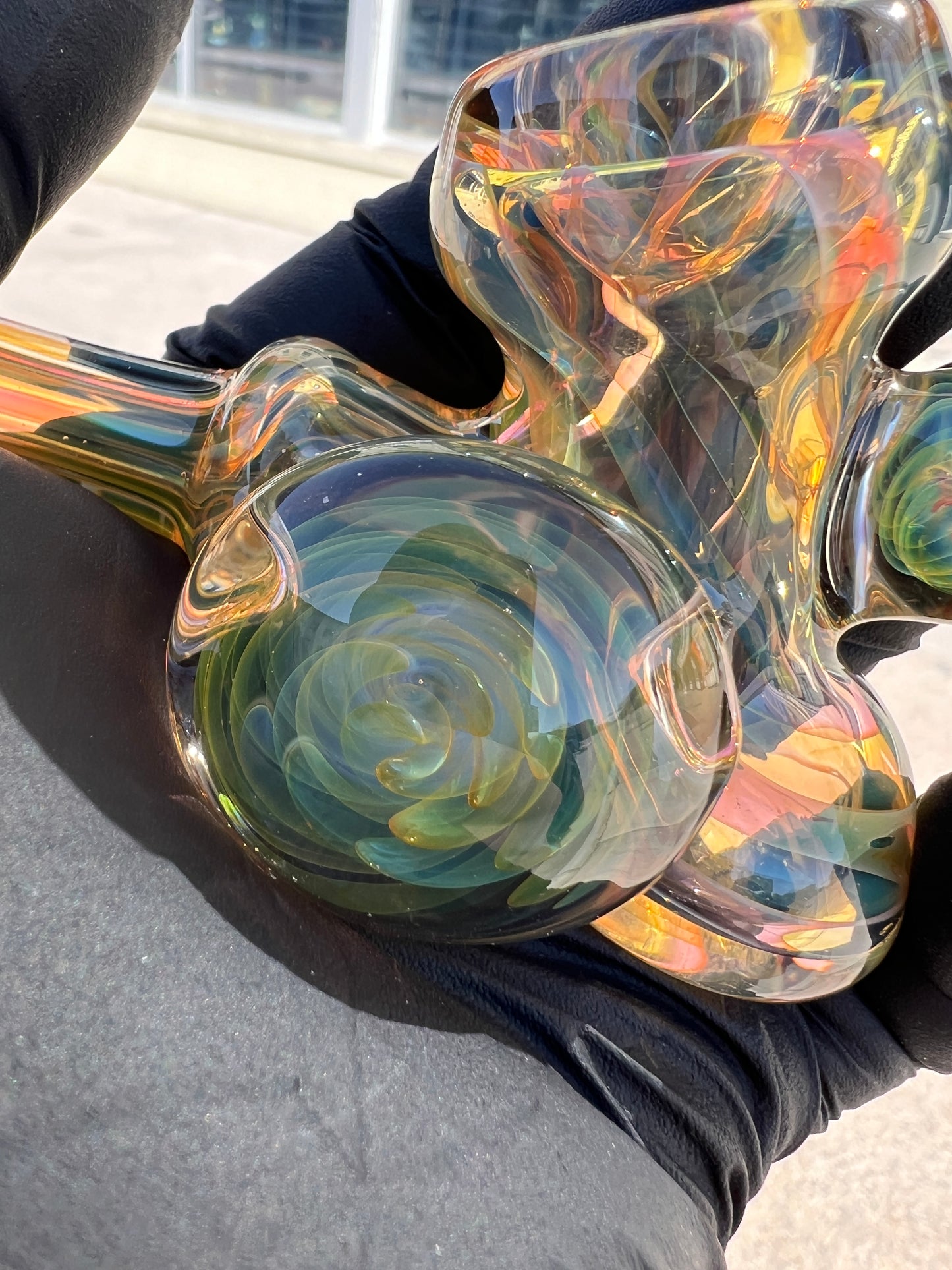 Fumed Hammer with Mibs by Simon (Sigh Glass)