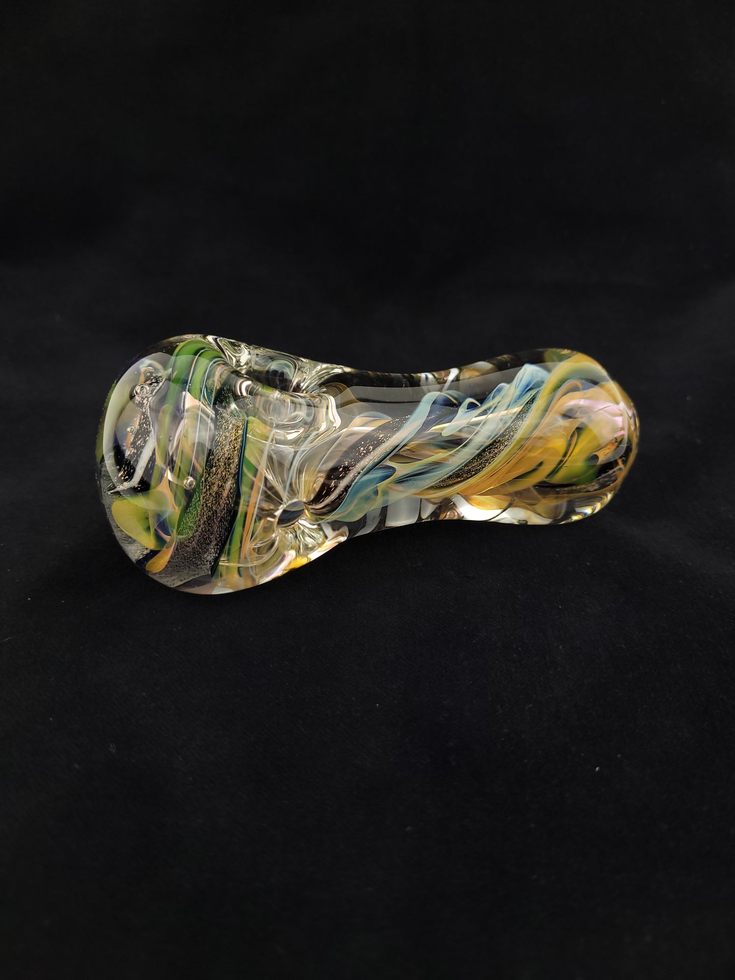 Medium Fumed and Dichro Steezy Thick Spoon
