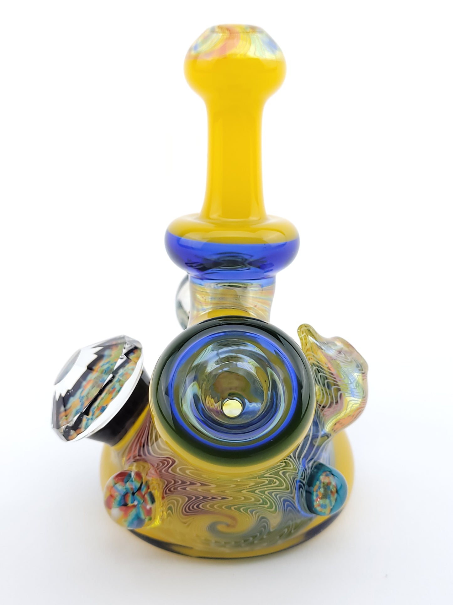 COWBOY Squater Yellow W/ Millies and Faceted Attachments