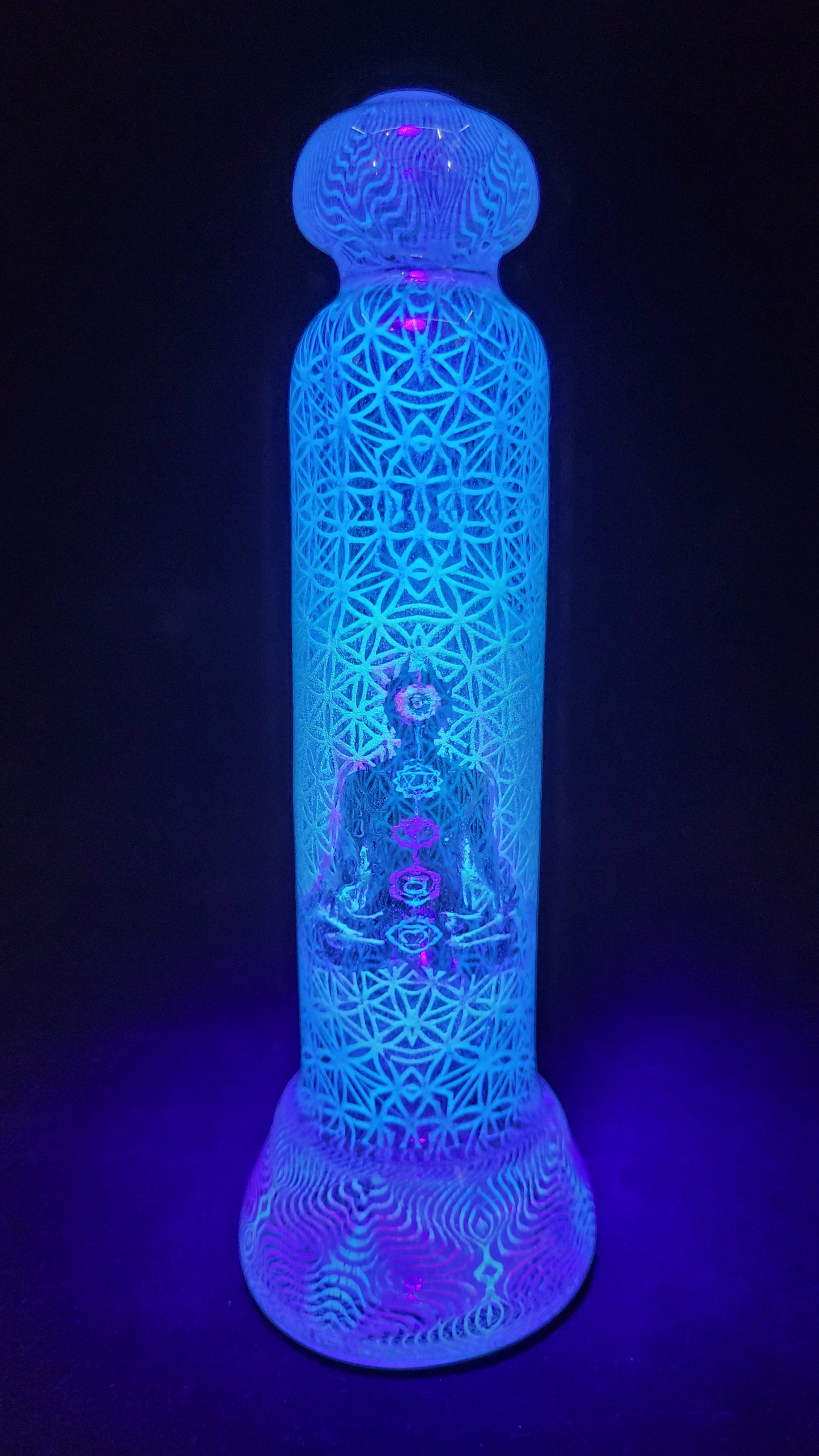 14mm Chakra/Meditation Mini Glow Tube UV by Berzerker