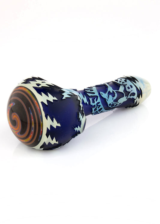 Grateful Dead Colored Tubing Wig Wag Spoon #8 by Liberty 503