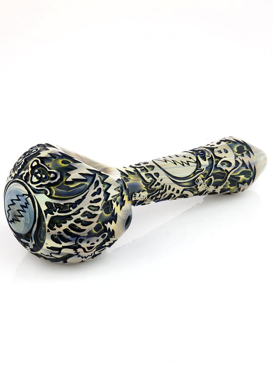 Grateful Dead Carved Spoon #3 by Liberty Glass