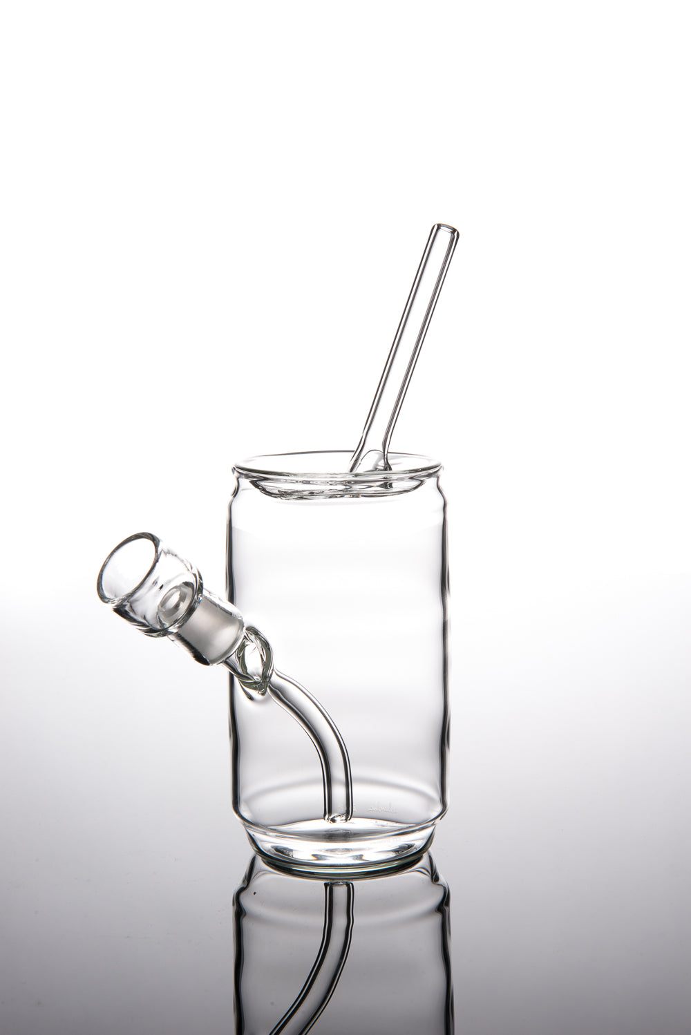 Clear Can Vapor Bubbler with Straw #2 by Eskuche