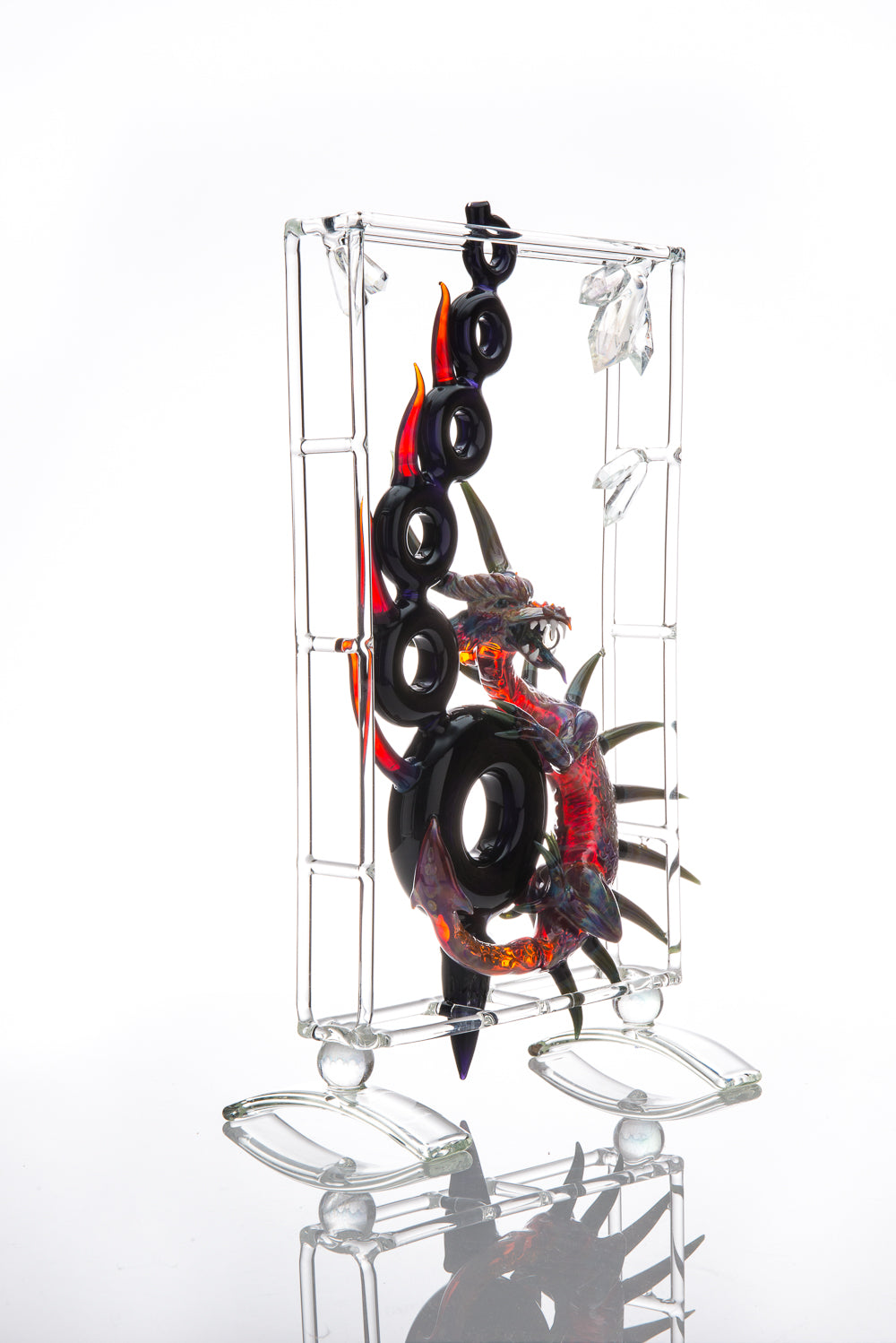 Framed Dragon Collaboration by Darby Holm and Dellene Peralta