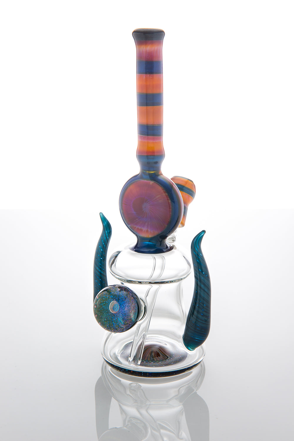 Filla Flip Bubbler with Horns Collaboration by E-Box and Adam Reetz