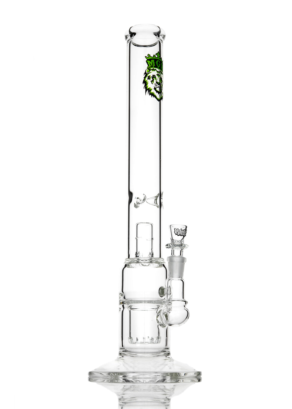 Manifest Glassworks Classic Diffy Cap Stemless with Green and Black Logo Tube
