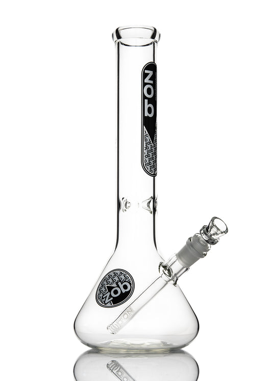 ZOB 14" Beaker with Black and White Pill Logo Tube